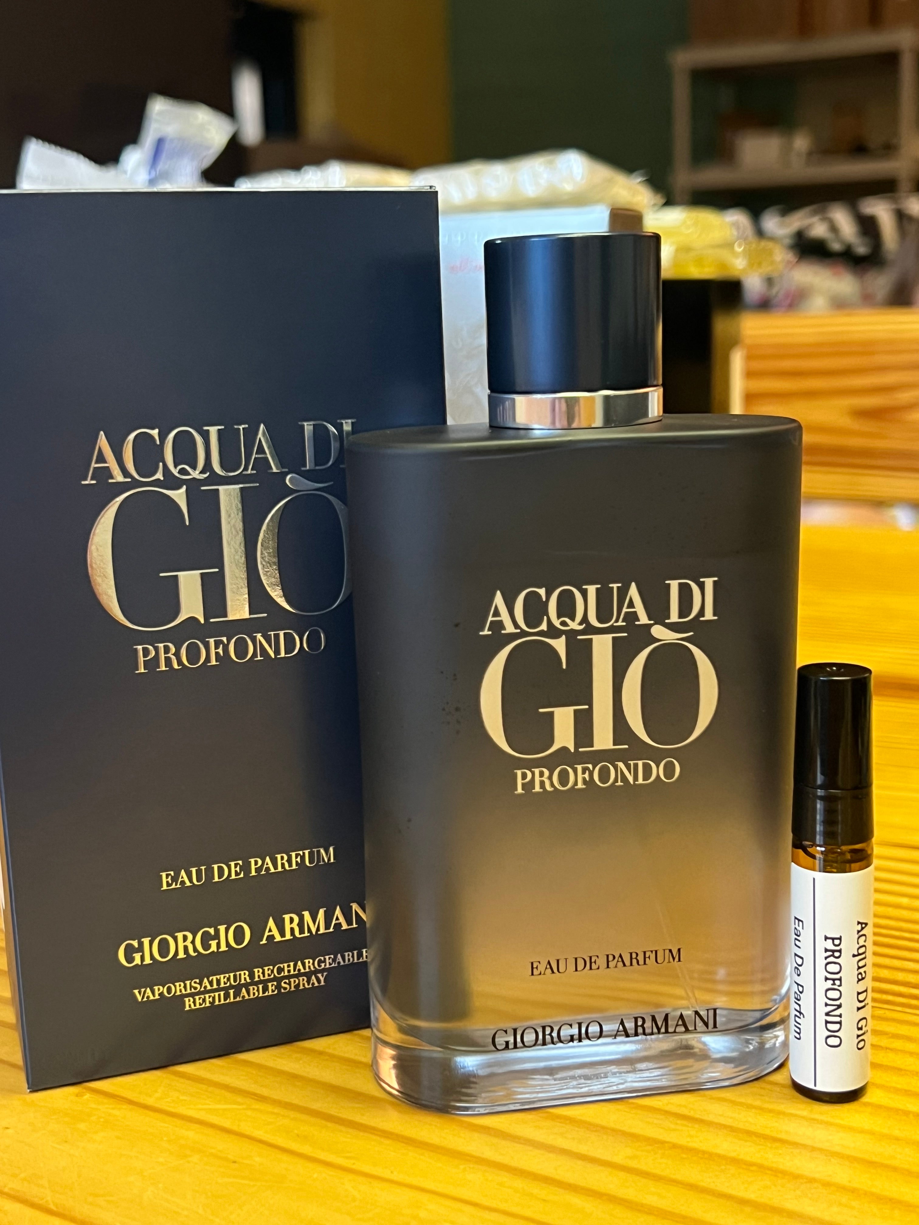 Acqua Di Gio Profondo by Giorgio Armani | EDP | Decant